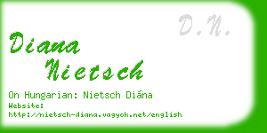 diana nietsch business card