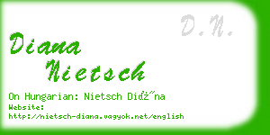 diana nietsch business card